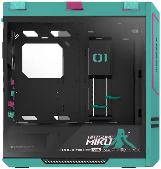 Asus ROG Strix Helios II Gaming Midi Tower Computer Case with Side Window Black