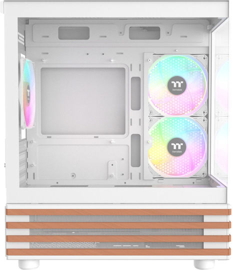 Thermaltake View 170 WS ARGB Gaming Mini Tower Κουτί Υπολογιστή Λευκό