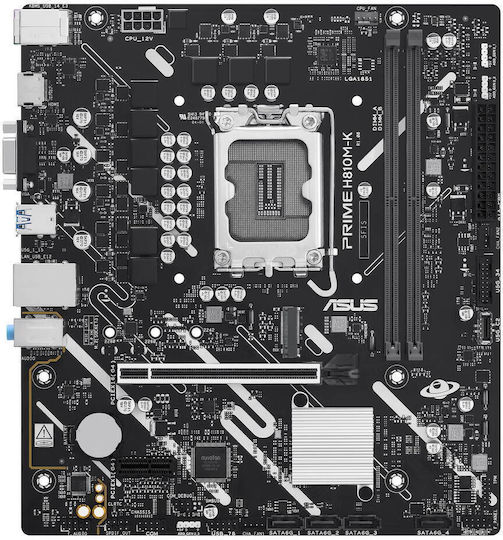 Asus Prime H810M-K Mutterplatine Micro ATX mit Intel 1851 Steckdose 90MB1N10-M0EAY0