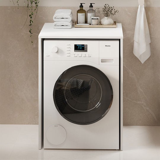 Megapap Ντουλάπι Μπάνιου Πλυντηρίου 65.5x60x88.6cm Λευκό