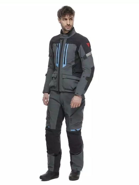 Dainese Mangen Absoluteshell Pro Ανδρικό Μπουφάν Μηχανής 4 Εποχών Αδιάβροχο Ebony/Black