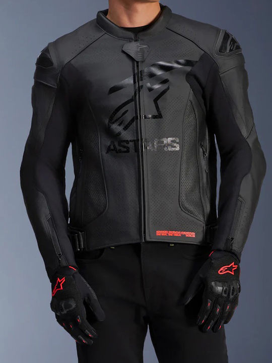 Alpinestars Gp Plus V4 Bărbătesc Geacă de motocicletă 4 Sezoane Negru