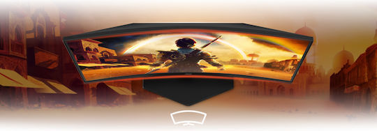 AOC C27G42ZE VA HDR Curved Gaming Монитор 27" FHD 1920x1080 260Hz с Време на Реакция 1ms GTG