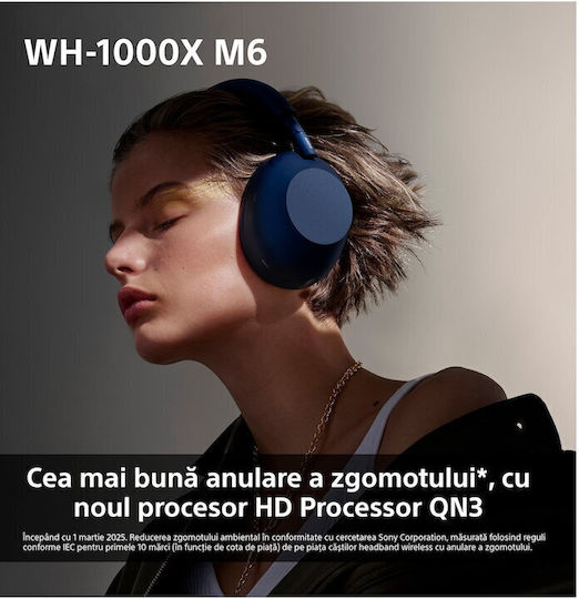 Sony WH-1000XM6 Wireless / Wired Over Ear Headphones with 30 Hours Playing Time and Quick Charge Sandstone