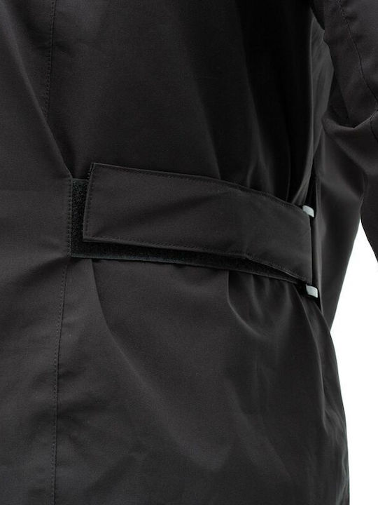 T.ur Winter Herren Motorradjacke Wasserdicht Schwarz