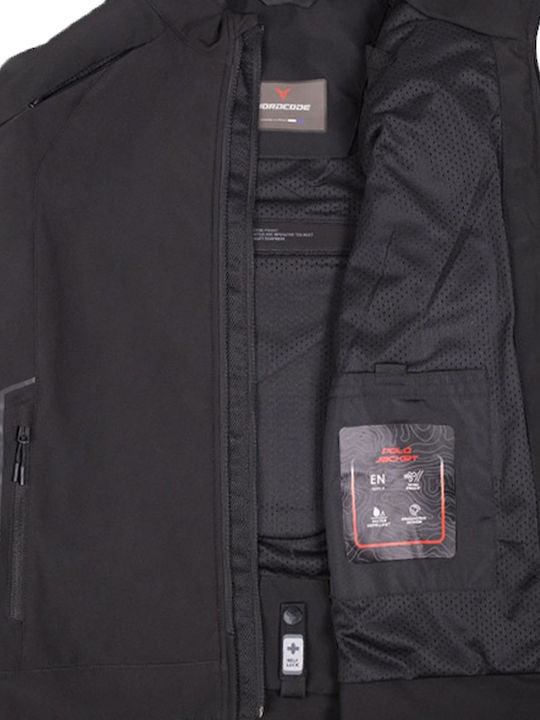 Nordcode Polo Дамско Мотоциклетно яке Softshell Черен