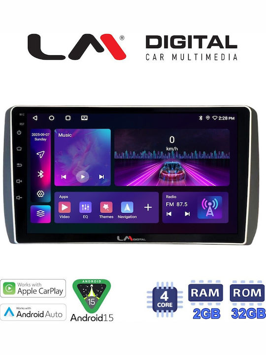 LM Digital Car Audio System Toyota Urban / IST 2007 - 2016 Bluetooth USB Wi-Fi GPS Apple CarPlay Android Auto