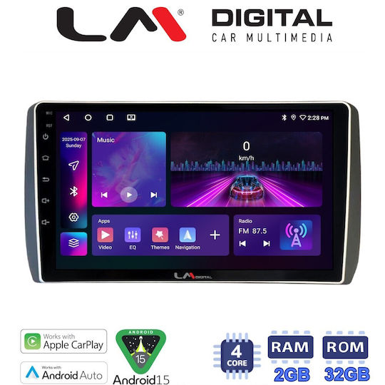 LM Digital Автомобилна Аудио Система Toyota Urban / IST 2007 - 2016 Bluetooth USB Вграден Wi-Fi GPS Apple CarPlay Android Auto