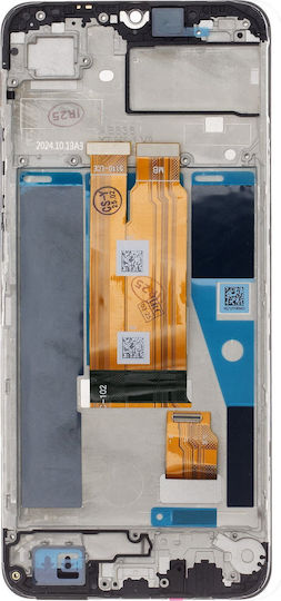O ecran Display + cu Mecanism Tactil și Cadru pentru Realme Note 60 (Negru)