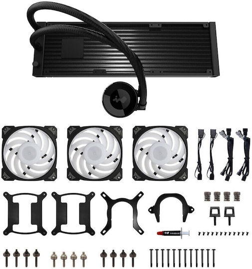 InWin MR36 Water Cooling System AIO CPU with 3 Fans 120mm and ARGB Lighting