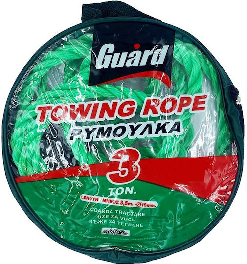 Guard Frânghie De Remorcare Auto Cu Capacitate De Remorcare Până La 3 Tone În Culoare Verde
