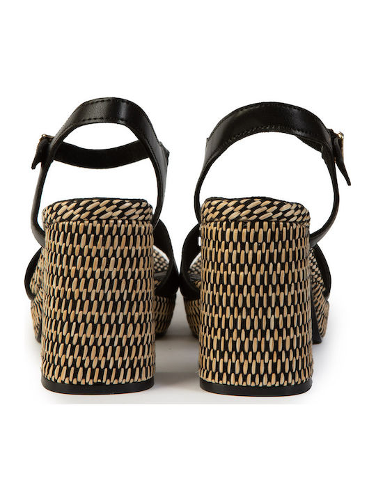 Leather Black Sandals