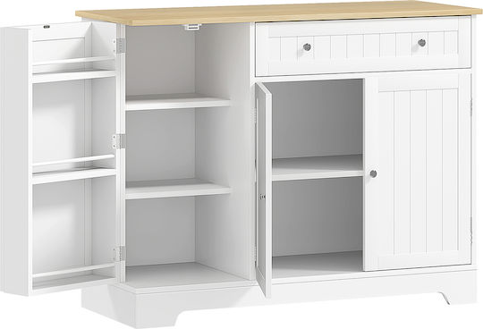 Подов Кухненски Шкаф Бял 105x40x83см