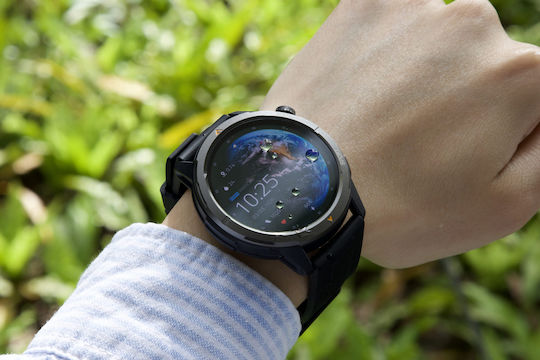 AGM Legion Smartwatch με Παλμογράφο (Μαύρο)