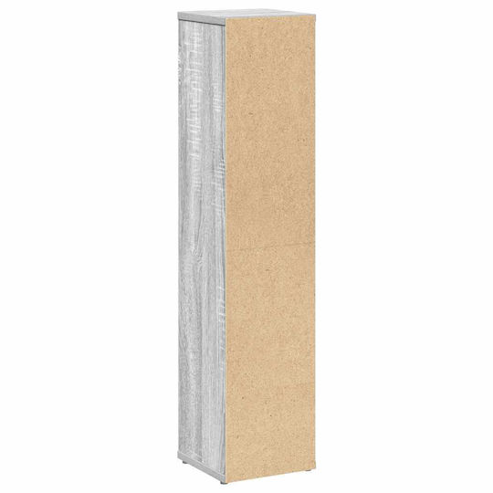 vidaXL Bathroom Column Cabinet Wall Hung M20.5xD20xH90cm Sonoma