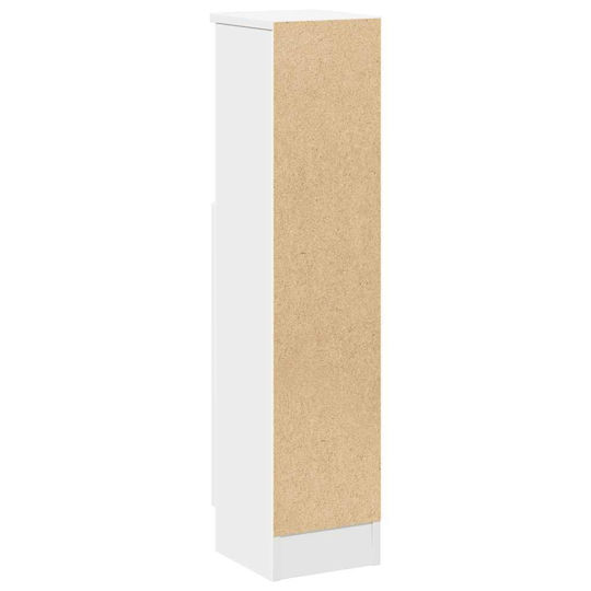 vidaXL Bathroom Column Cabinet Wall Hung M20.5xD22xH90cm White