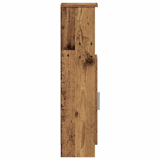 vidaXL Στήλη Μπάνιου Τοίχου Μ20.5xΒ22xΥ90cm Καφέ