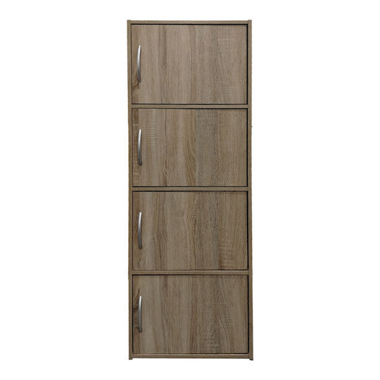 Pakketo Bathroom Column Cabinet Floor M40xD34.5xH120cm Sonoma