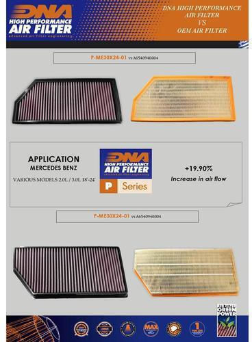 Mercedes Benz Class E W214 S214 Series 23-26 Dna Air Filter P-me30x24-01 Mercedes Benz Class E W214 S214 E 200 D 24-26