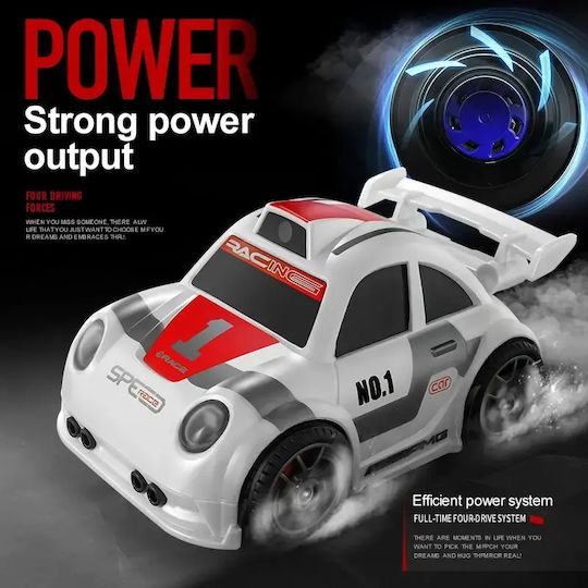 Kalaxio Mini RC Drift Racing Car Remote Control Drift Car FPV WiFi with Memory Card and Remote Control White with Camera