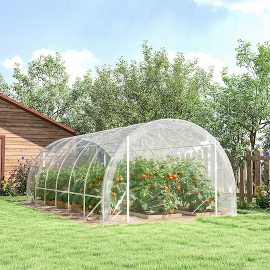Outsunny 84H-443V02CR Κάλυμμα Θερμοκηπίου 3x6x2m