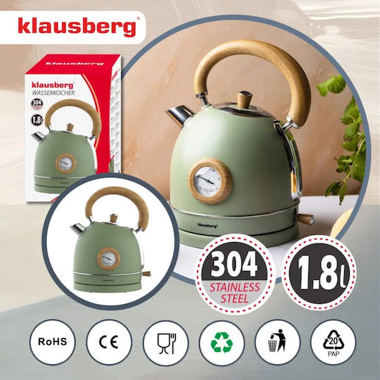Klausberg Βραστήρας 1.8lt 2200W Πράσινος