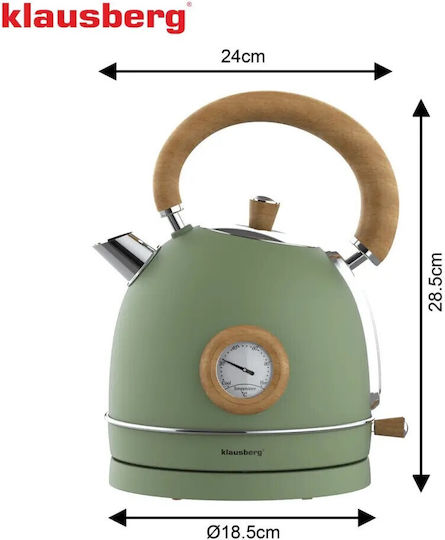 Klausberg Βραστήρας 1.8lt 2200W Πράσινος