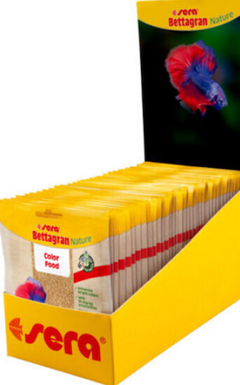 Sera Betta Granules Nature Food for Bettas Granule Shape Without Colorants Preservatives Nature 50ml Sera 04001942555838