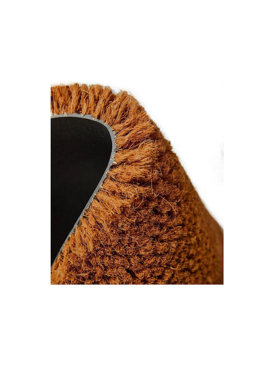 SteweHome SteweHome Entrance Doormat Coconut Tree Non-Slip Brown 60x40cm