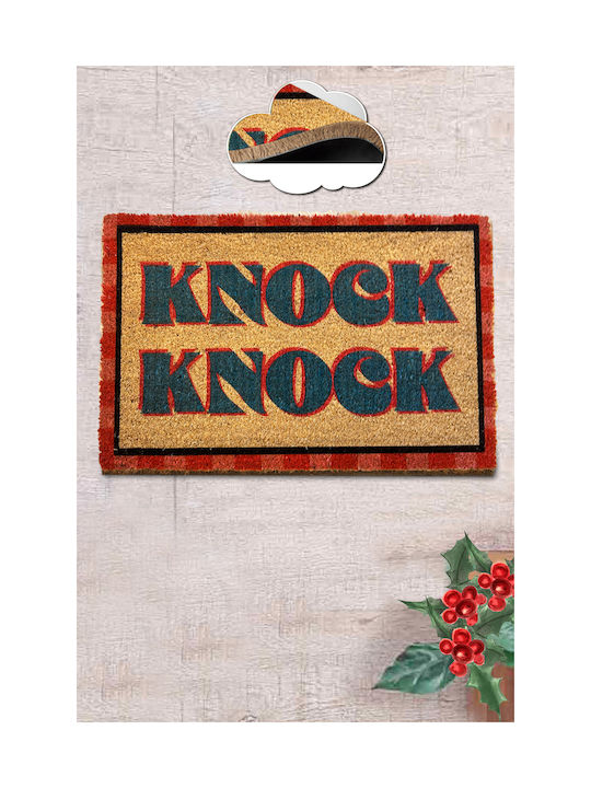 SteweHome SteweHome Entrance Mat Coconut Tree Non-Slip Brown 60x40cm