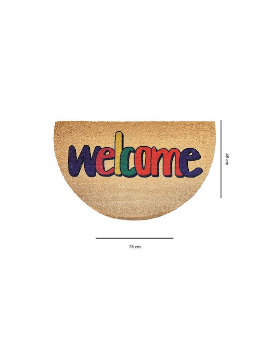SteweHome SteweHome Multicolour Non-Slip Entrance Doormat 75x45cm