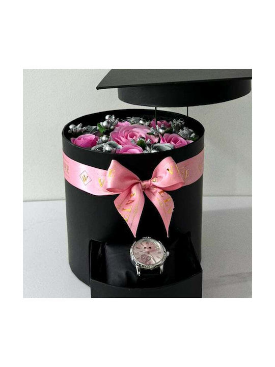 Set Absolvire Award Ceremony Graduation Cap Floral Arrangement Matteo Clock