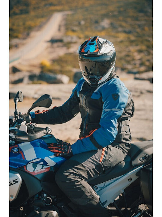 Nexx X.WED 3 Wild Pro Wild Blue Motorcycle Helmet On-Off ECE 22.06 1725gr with Pinlock and Sun Visor