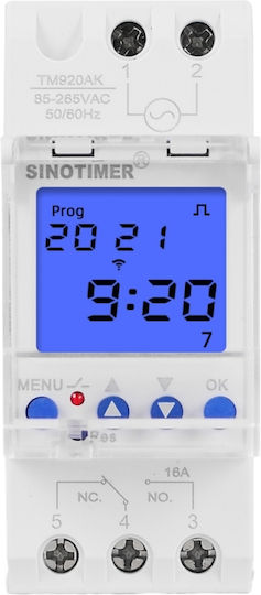 Sinotimer Aparat de Măsură pentru Panou Electric Digital Monofazat