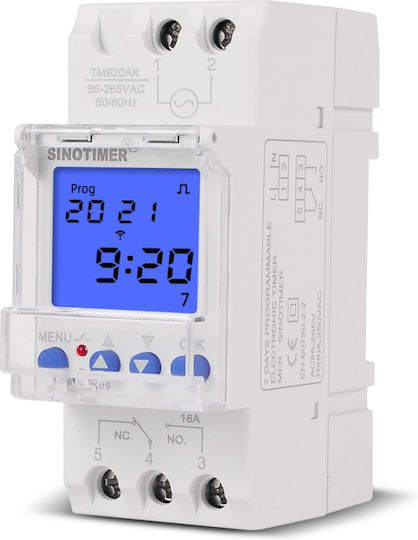 Sinotimer Aparat de Măsură pentru Panou Electric Digital Monofazat