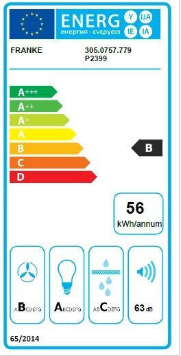 Franke FBI 525 Plus Absorption Mechanism 52cm Black With Wi-Fi
