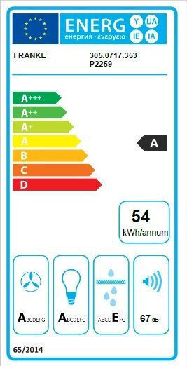 Franke Style Fst Pro Plus Механизъм на абсорбция 90см Черен