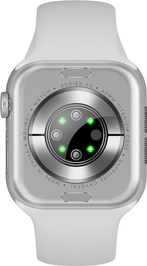 XO W11 Pro Aluminium 46mm Smartwatch (Ασημί)