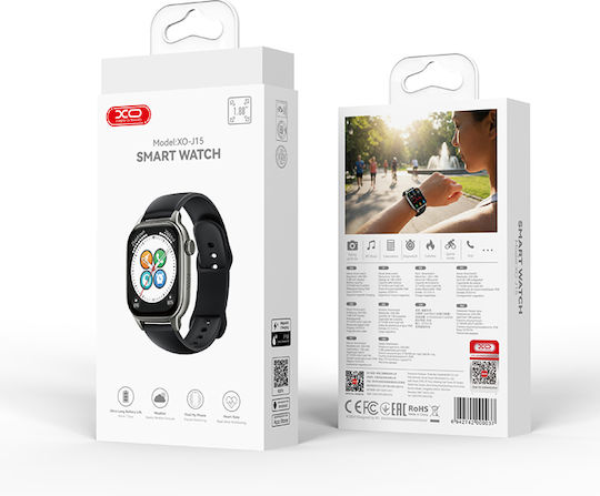 XO J15 Smartwatch Schwarz