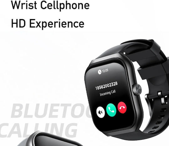 Awei H46 Smartwatch mit Herzfrequenzmesser Schwarz