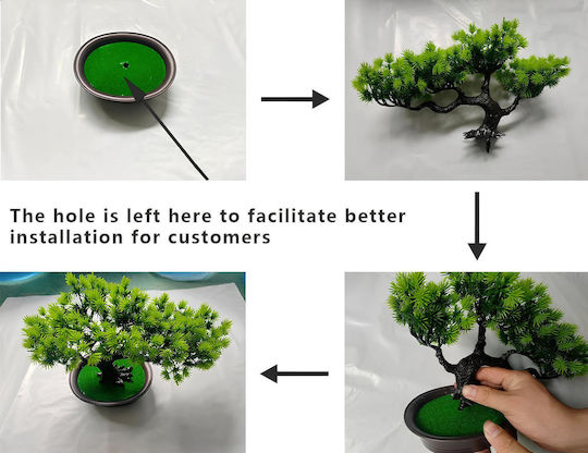 Bonsai Artificial – Copac Decorativ Plantă În Ghiveci Pentru Spații Interioare