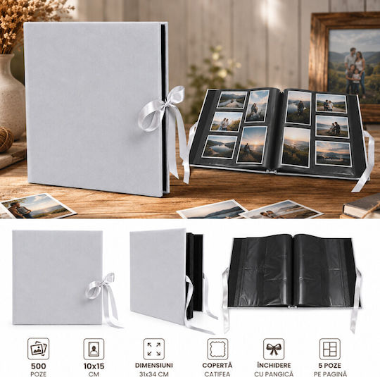 Album Nuntă Pentru 500 Fotografii Dimensiuni 10x15cm 10x15cm