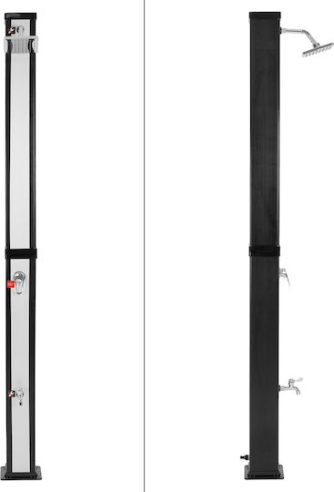 ML-Design Pool Shower Made of PVC Silver