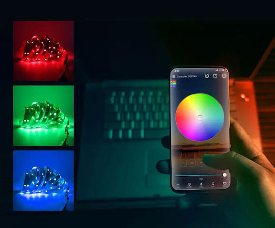 Led Mini Контролер Rgbw 16a Dc5-24v Rcon+Bluetooth+WiFi