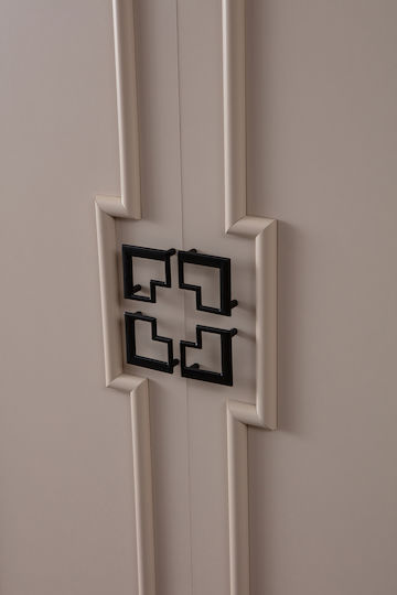 Hallway Furniture with Mirror & Hanger Multicolored 123x38x208cm