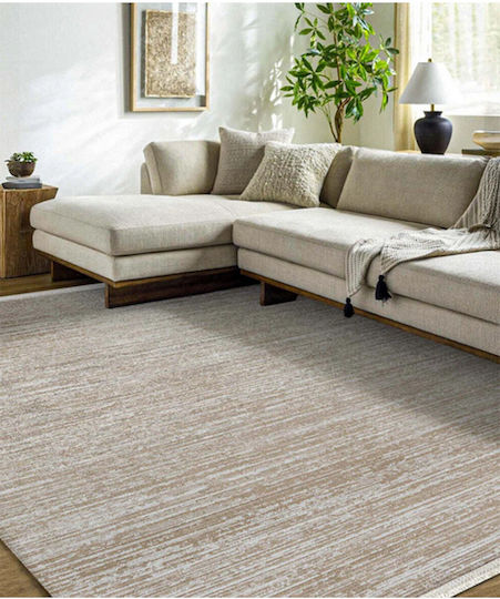 SteweHome Covor Antiderapant Rectangular Din Bumbac Gri 120x180cm