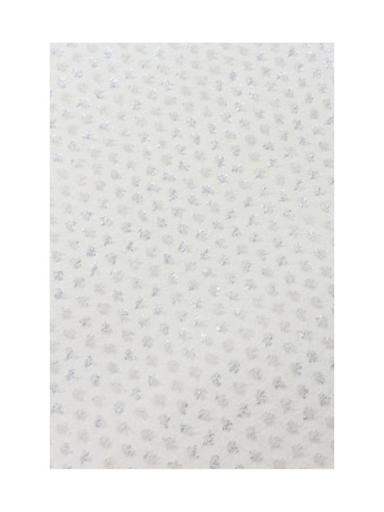 SteweHome Αντιολισθητικό Χαλί Διάδρομος Λευκό 80x150cm