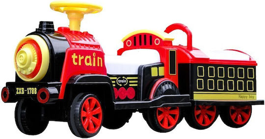 Tren Două Locuri cu Telecomandă Roșu pentru 1+ Ani