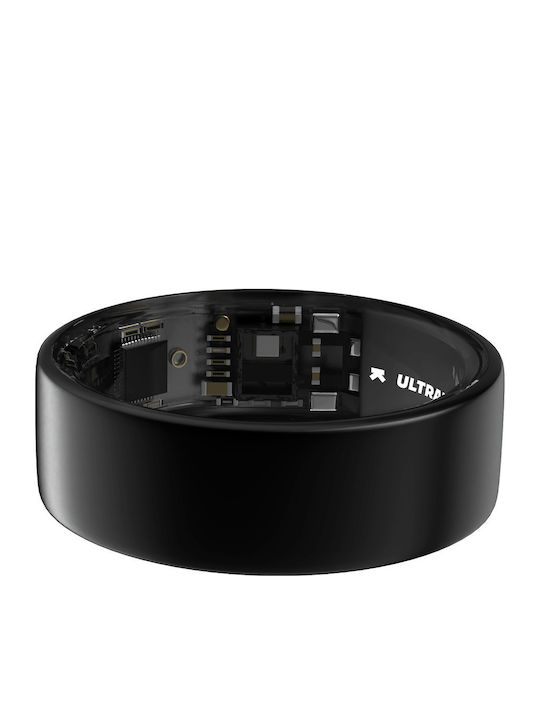 Ultrahuman Air Intelligente Ringe 20.6mm Wasserdicht mit Herzfrequenzsensor Mattes Grau