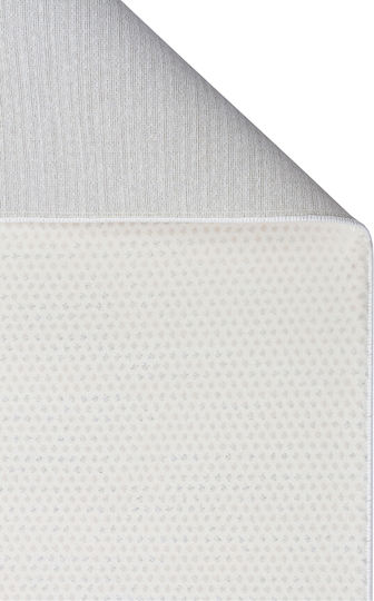SteweHome Non-Slip Rectangular White Rug 100x200cm
